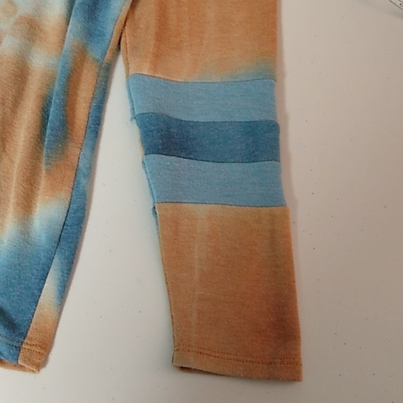 HOPELY LONG SLEEVE SOFT BRUSHED, BABY, FRENCH TERRY, TYE DYE  PULLOVER TOP SHIRT - Picture 8 of 10